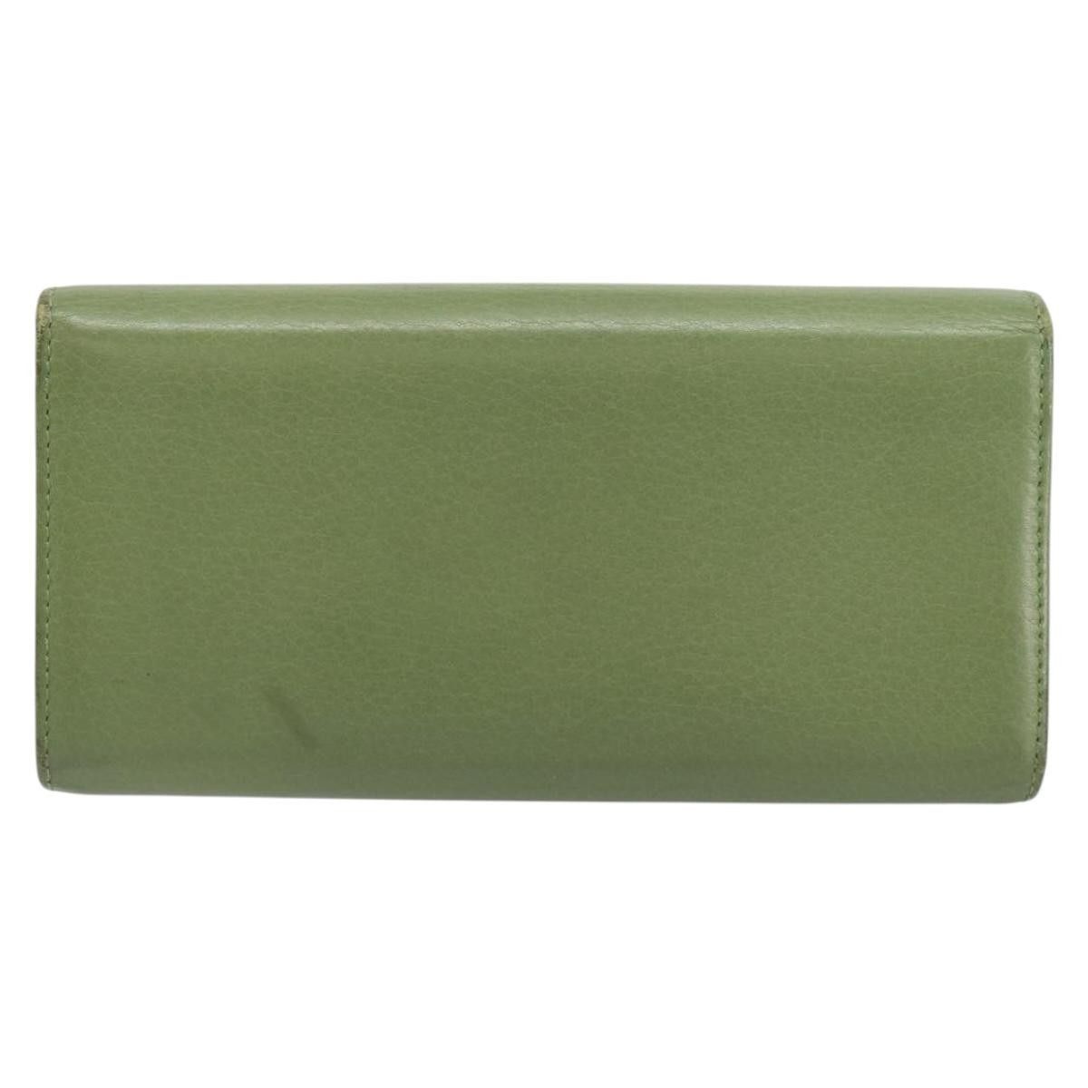 Gucci Gucci Logo Embossed Continental Wallet Leather Size ONE SIZE - 2 Thumbnail