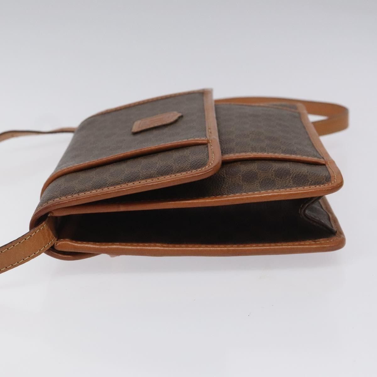 Celine Celine Vintage Macadam Shoulder Bag Canvas and Leather Size ONE SIZE - 4 Thumbnail