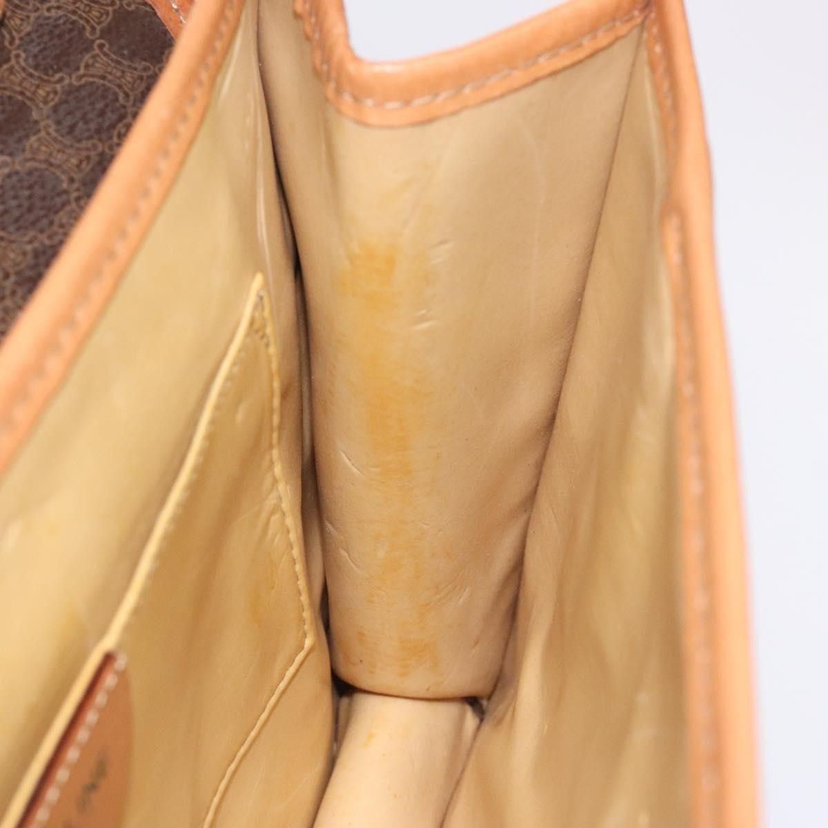 Celine Celine Vintage Macadam Shoulder Bag Canvas and Leather Size ONE SIZE - 21 Thumbnail