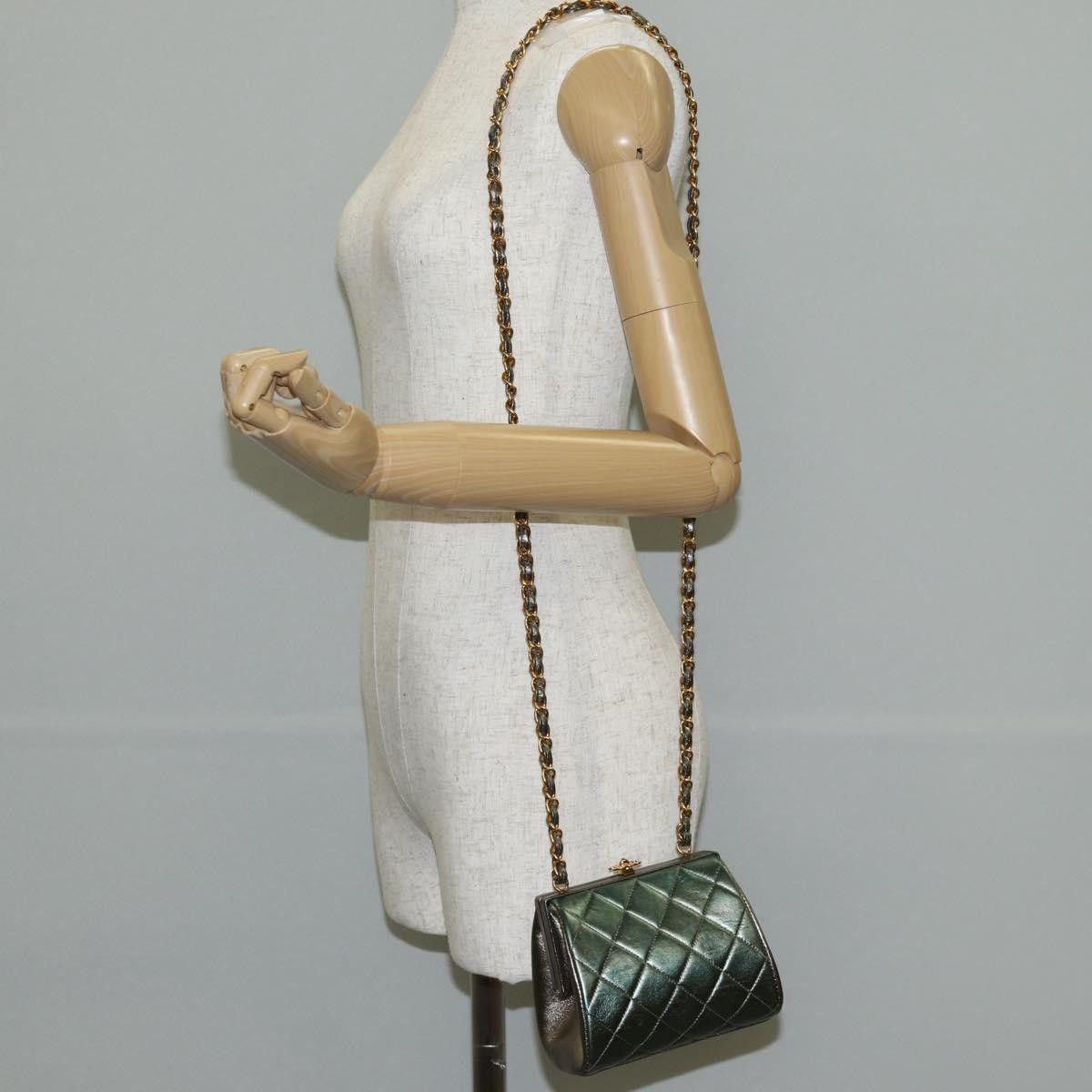 Chanel Chanel Vintage Chain Frame Bag Quilted Lambskin Size ONE SIZE - 15 Thumbnail