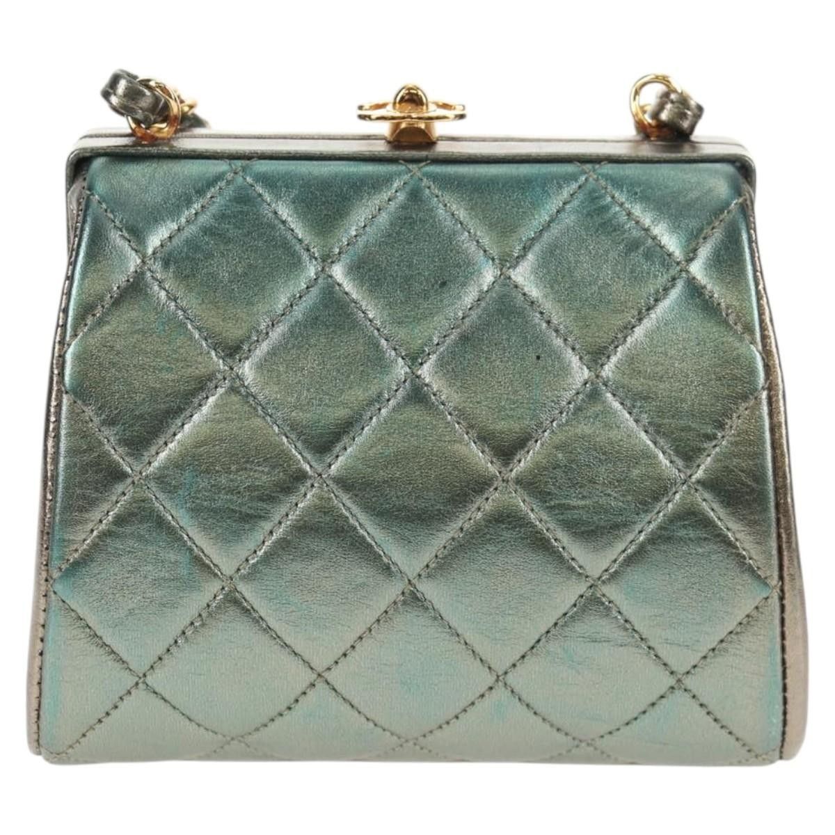 Chanel Chanel Vintage Chain Frame Bag Quilted Lambskin Size ONE SIZE - 24 Thumbnail