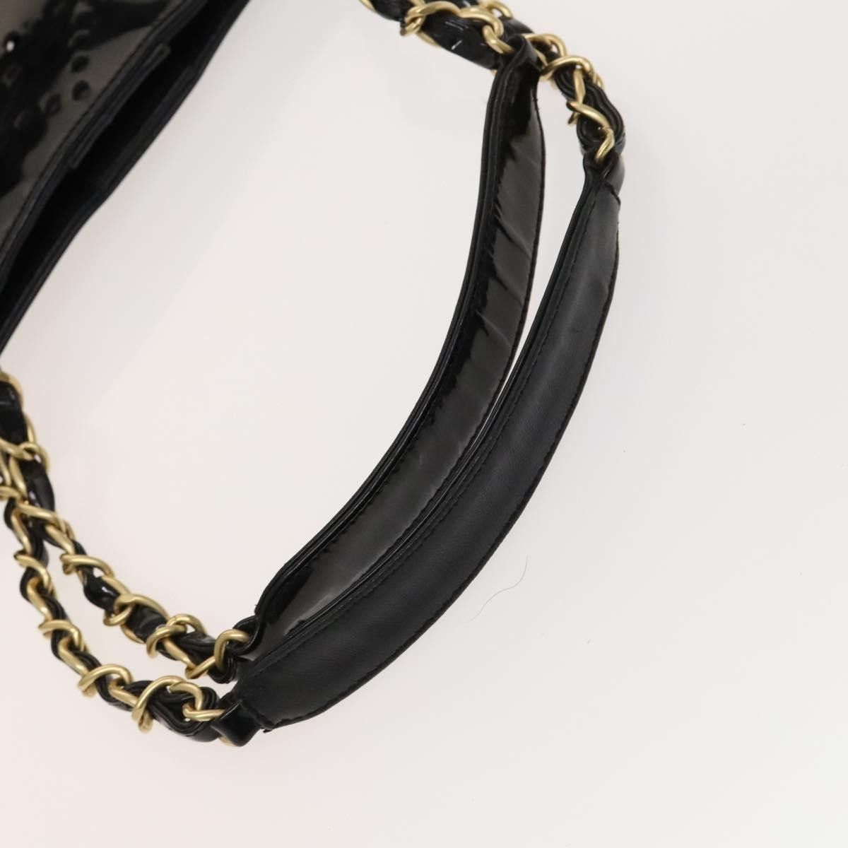 Chanel Chanel CC Chain Tote Perforated Patent Size ONE SIZE - 14 Thumbnail