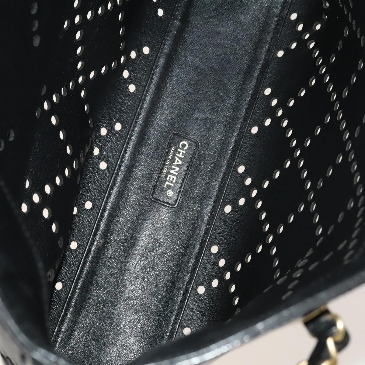 Chanel Chanel CC Chain Tote Perforated Patent Size ONE SIZE - 5 Thumbnail