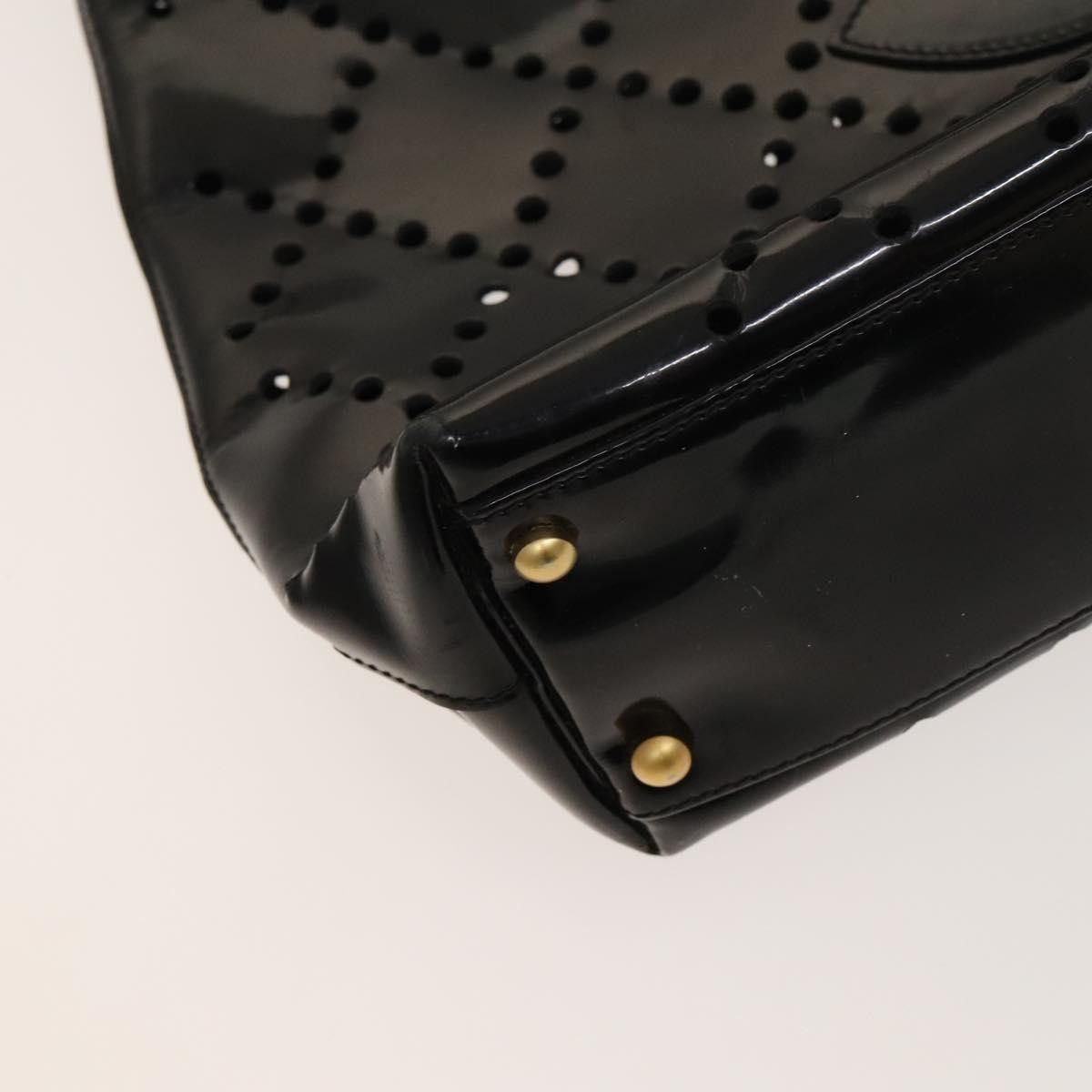 Chanel Chanel CC Chain Tote Perforated Patent Size ONE SIZE - 8 Thumbnail