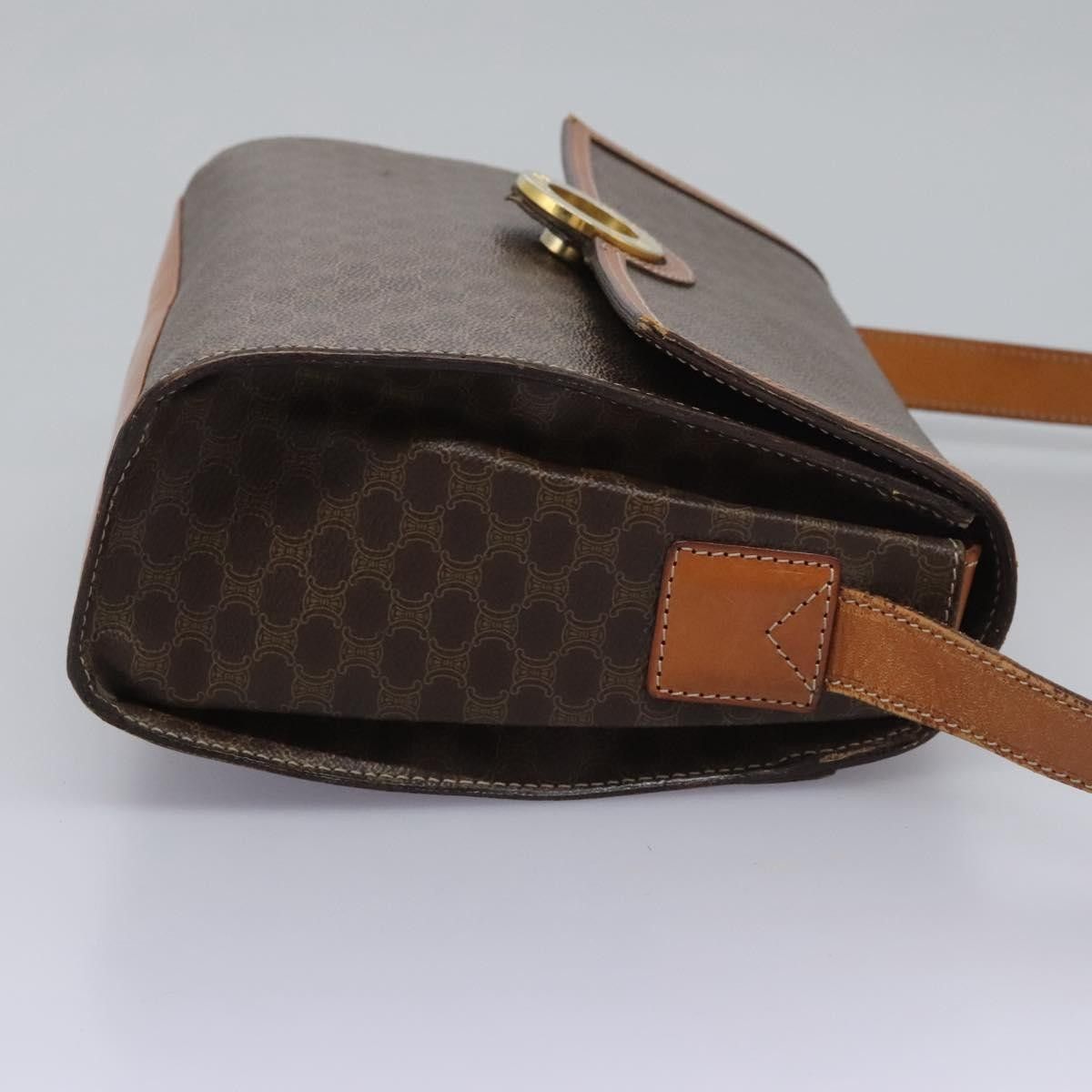 Celine Celine Vintage Macadam Circle Logo Shoulder Bag Canvas and Leather Size ONE SIZE - 4 Thumbnail