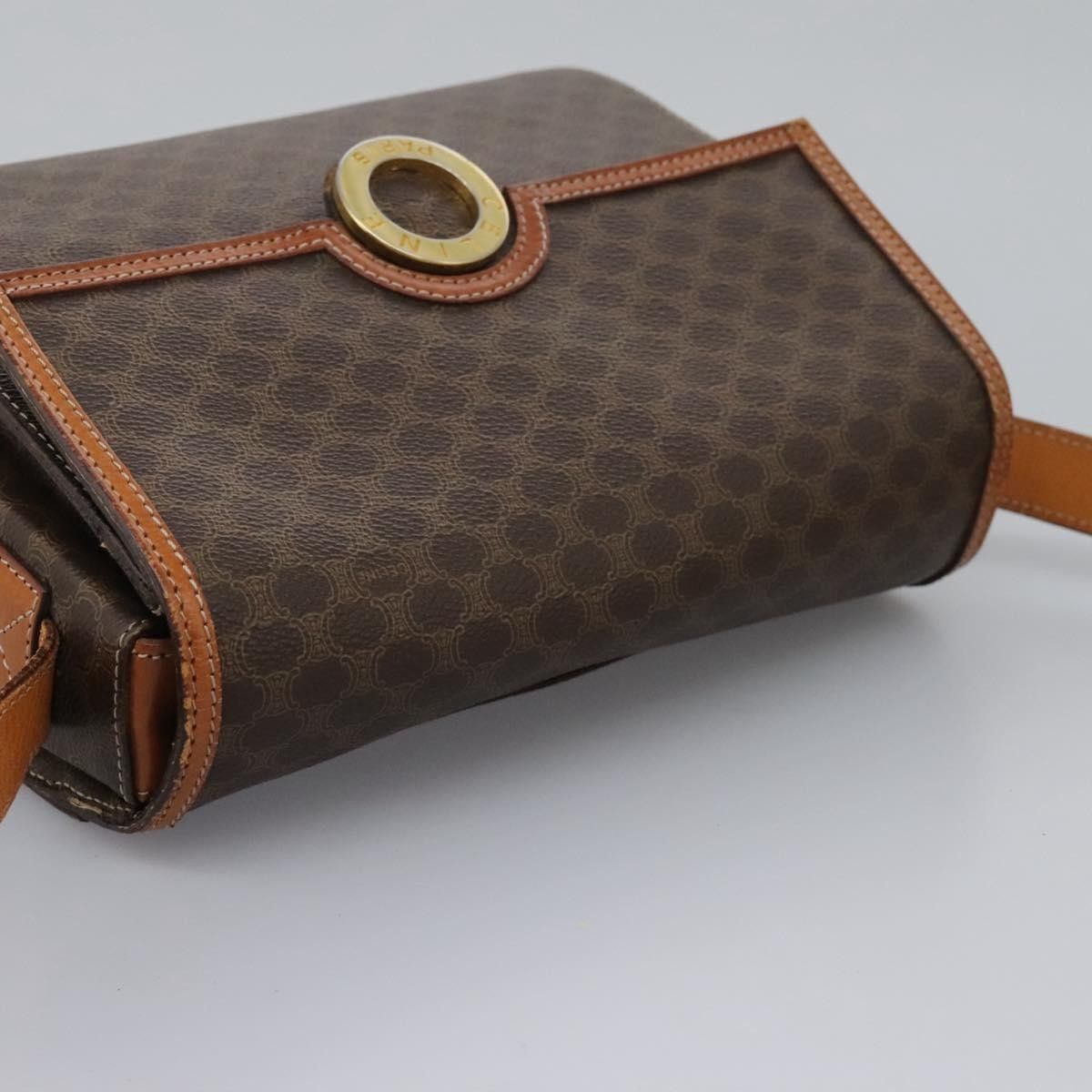 Celine Celine Vintage Macadam Circle Logo Shoulder Bag Canvas and Leather Size ONE SIZE - 14 Thumbnail