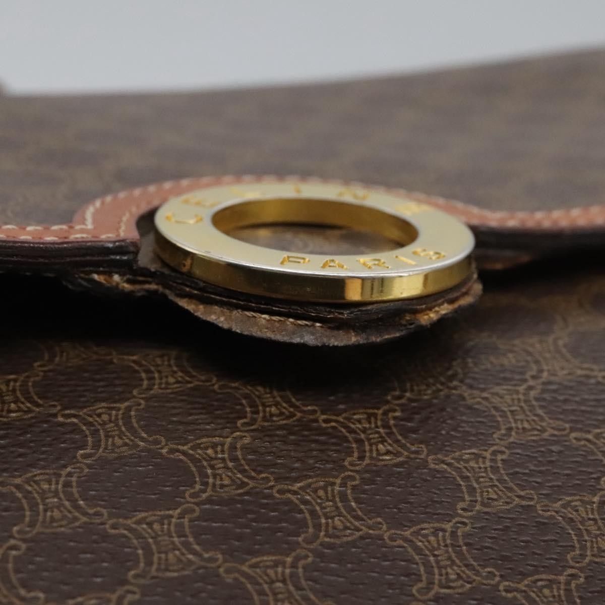 Celine Celine Vintage Macadam Circle Logo Shoulder Bag Canvas and Leather Size ONE SIZE - 17 Thumbnail