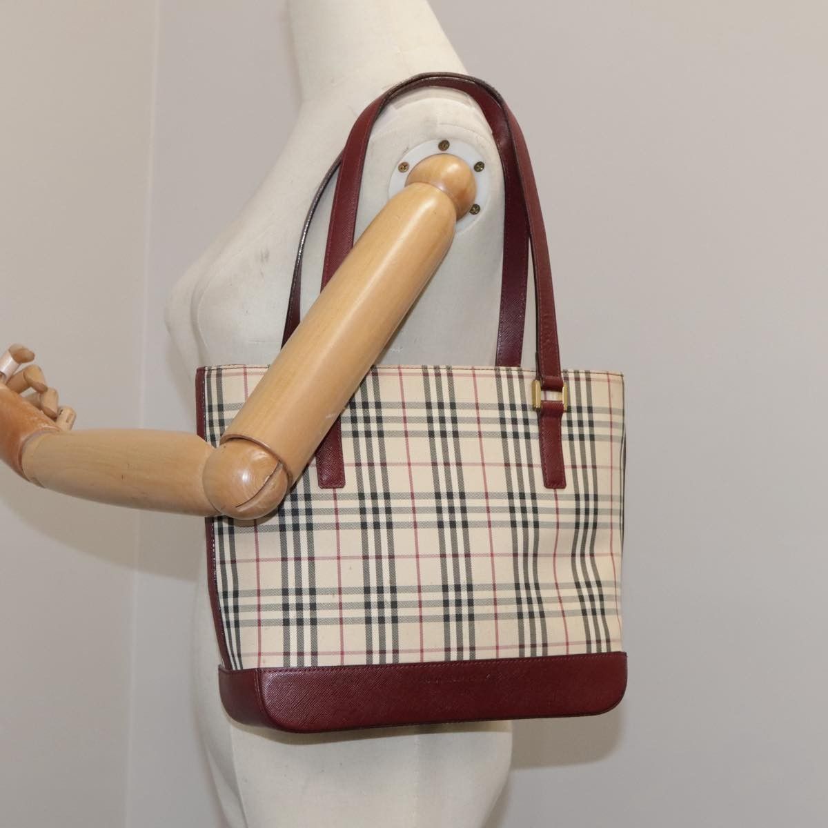 Burberry Burberry Nova Check Tote canvas check pattern Size ONE SIZE - 13 Thumbnail