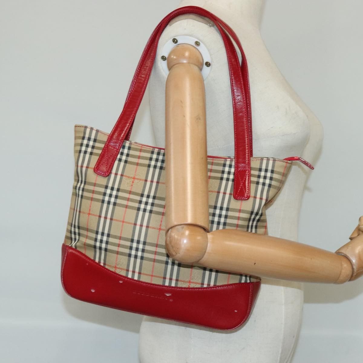 Burberry Burberry Nova Check Handbag Nova Check Canvas Size ONE SIZE - 13 Thumbnail