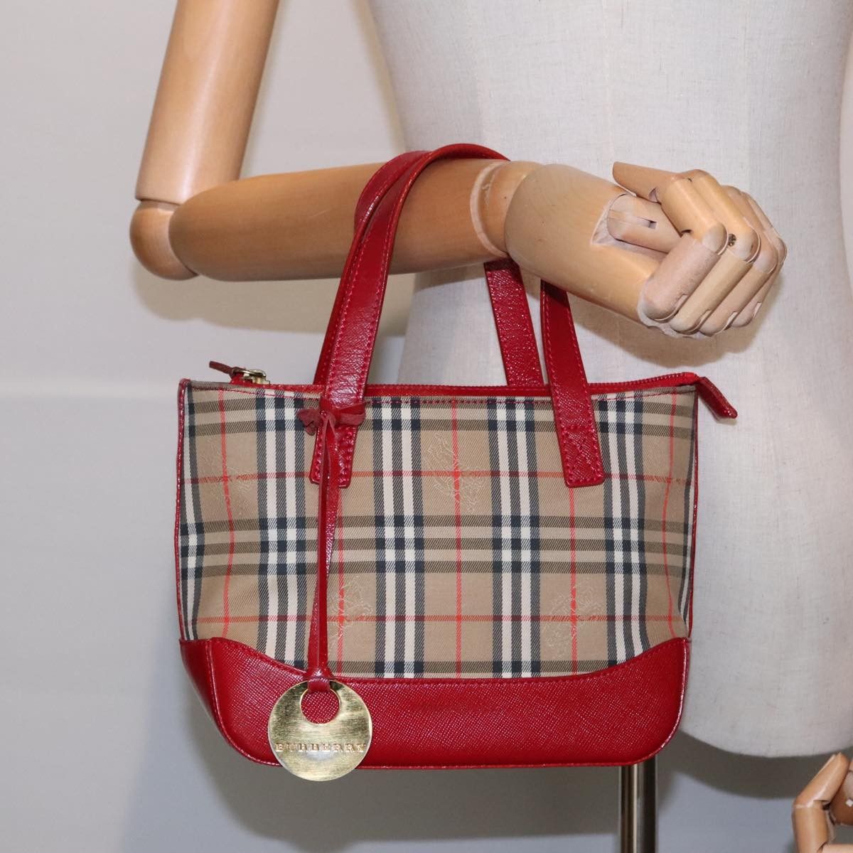Burberry Burberry Nova Check Handbag Nova Check Canvas Size ONE SIZE - 13 Thumbnail