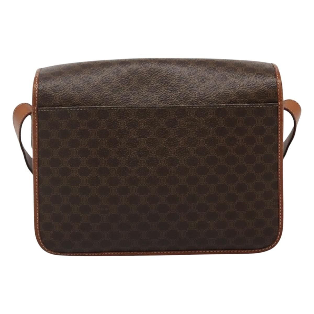 Celine Celine Vintage Macadam Shoulder Bag Canvas and Leather Size ONE SIZE - 2 Thumbnail