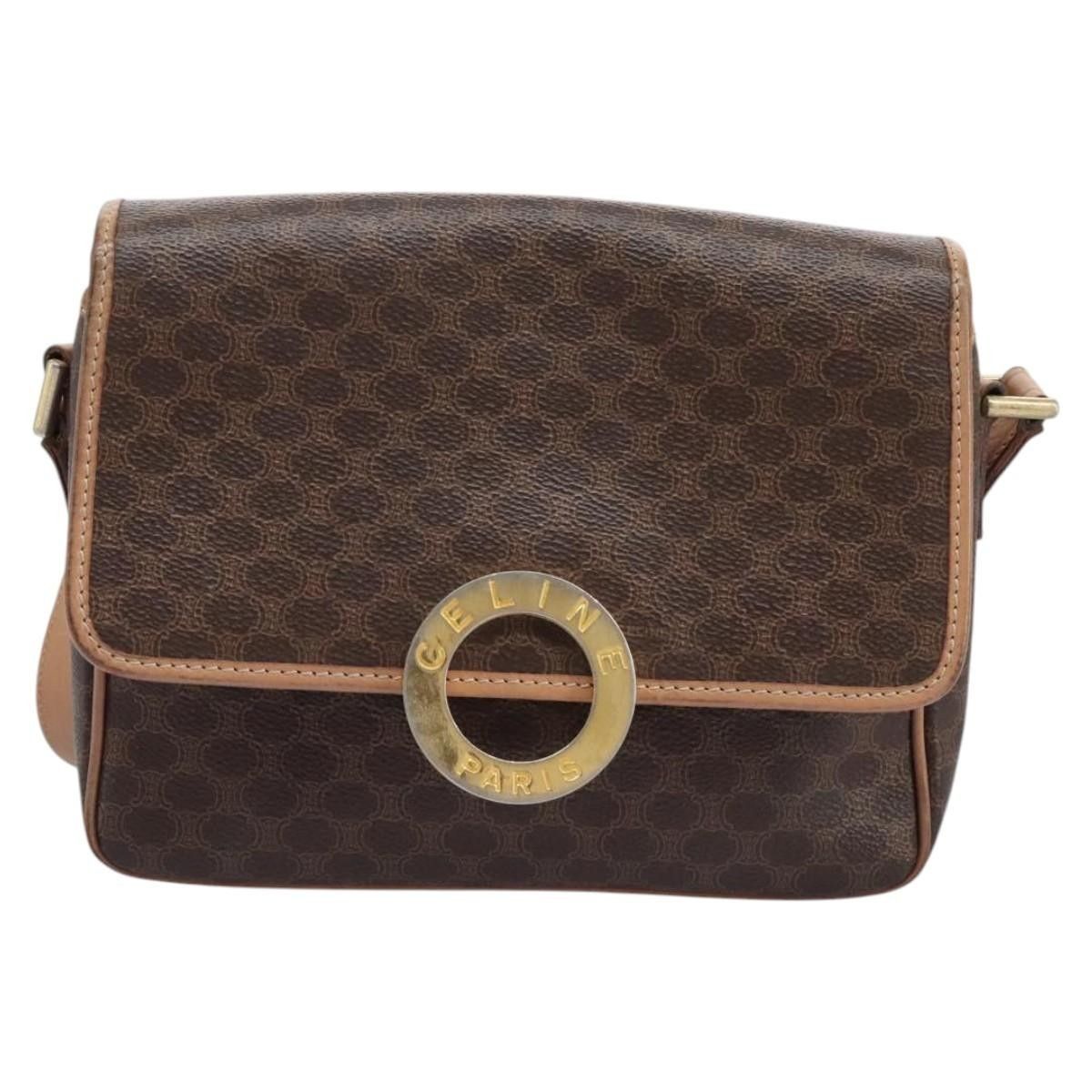 Celine Celine Vintage Macadam Shoulder Bag Canvas Size ONE SIZE - 18 Thumbnail