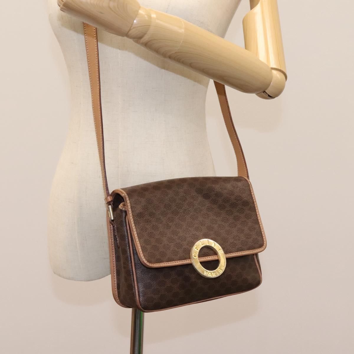Celine Celine Vintage Macadam Shoulder Bag Canvas Size ONE SIZE - 13 Thumbnail