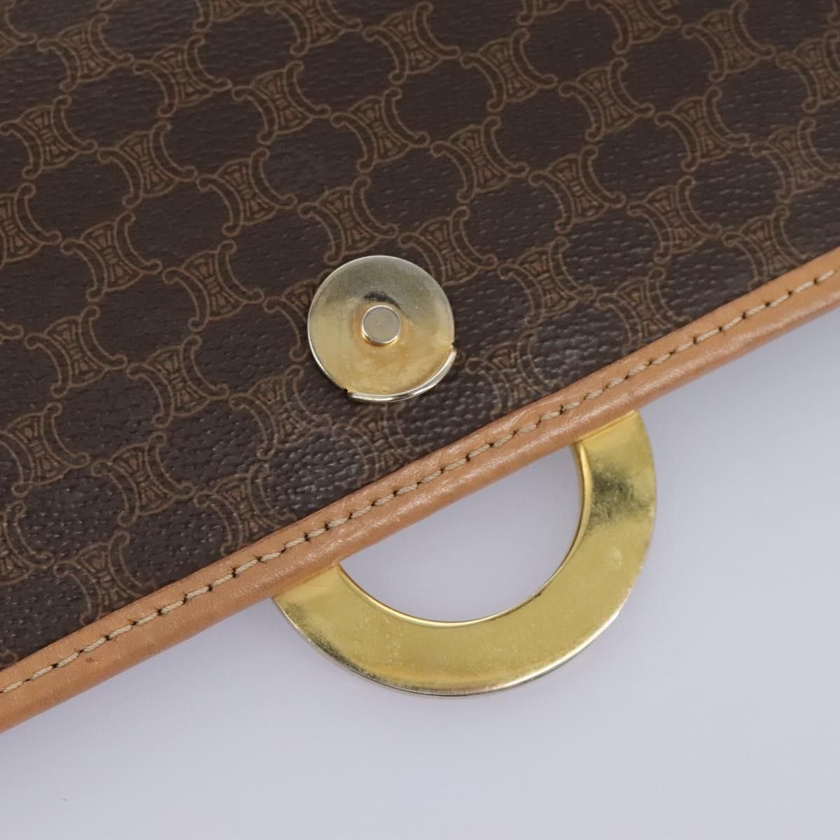 Celine Celine Vintage Macadam Shoulder Bag Canvas Size ONE SIZE - 17 Thumbnail
