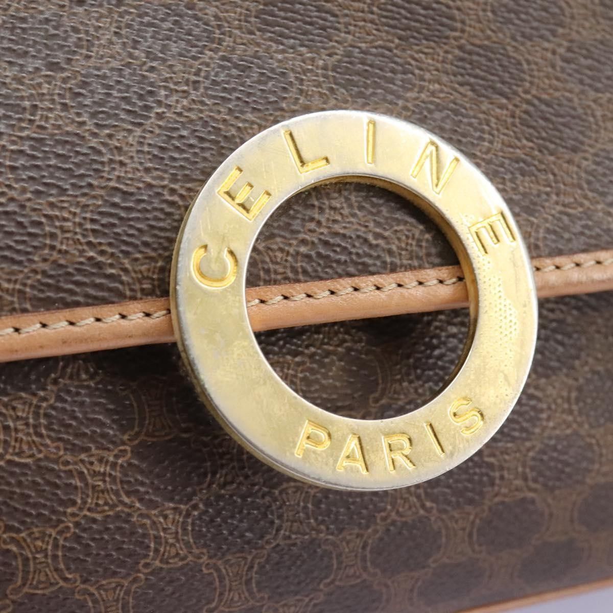 Celine Celine Vintage Macadam Shoulder Bag Canvas Size ONE SIZE - 19 Thumbnail
