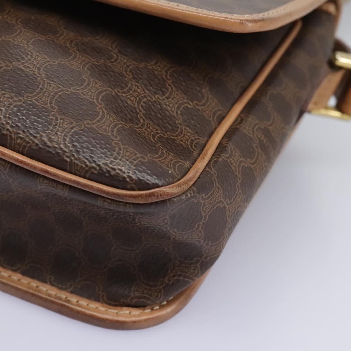 Celine Celine Vintage Macadam Shoulder Bag Canvas Size ONE SIZE - 9 Thumbnail
