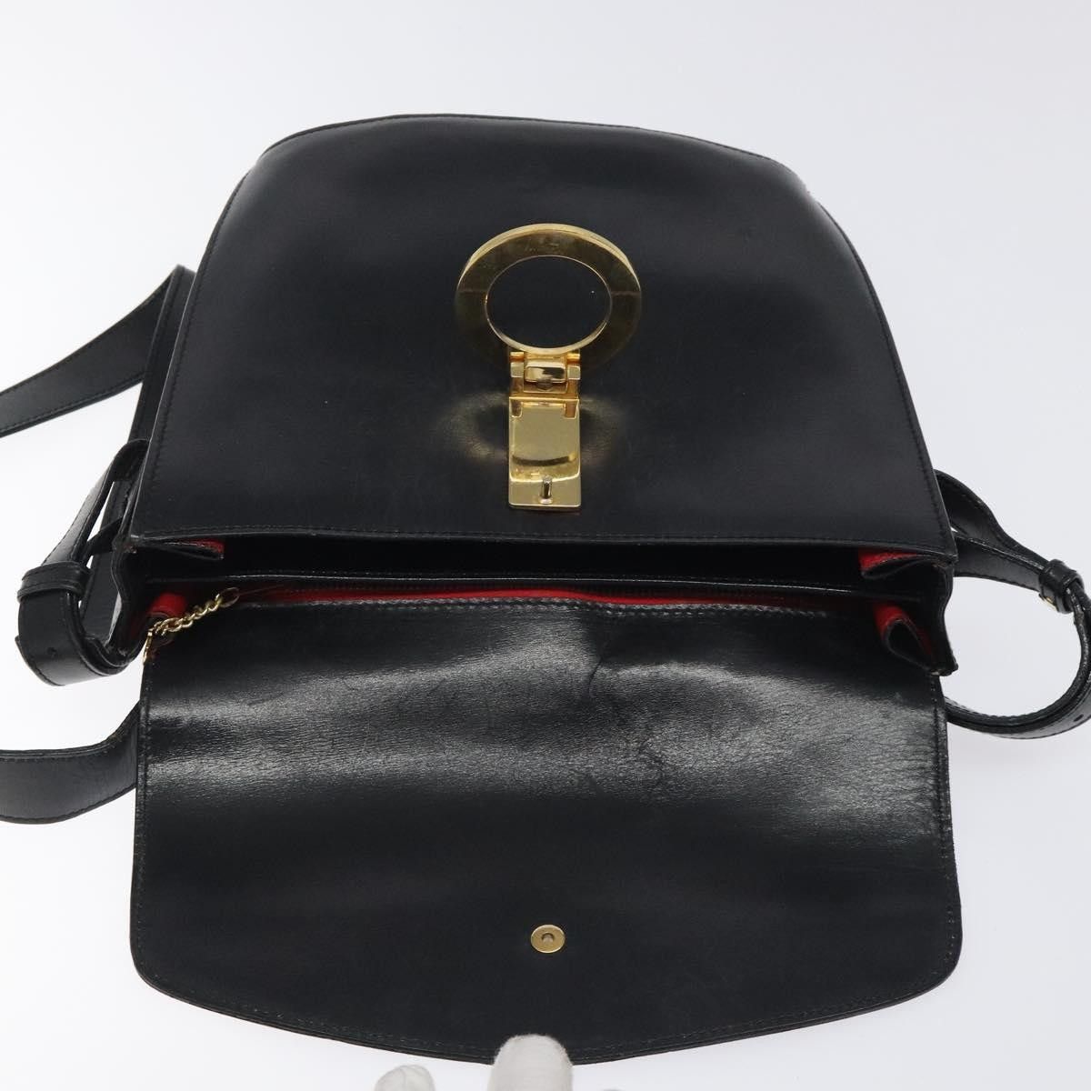 Celine Celine Vintage Circle Logo Crossbody Bag Leather Size ONE SIZE - 18 Thumbnail