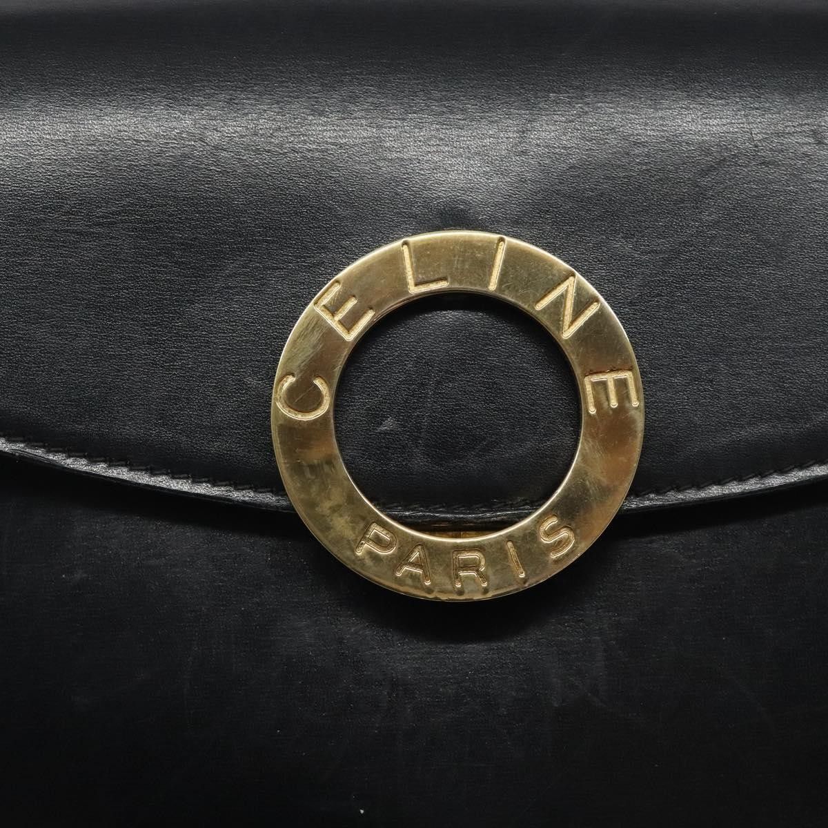 Celine Celine Vintage Circle Logo Crossbody Bag Leather Size ONE SIZE - 13 Thumbnail