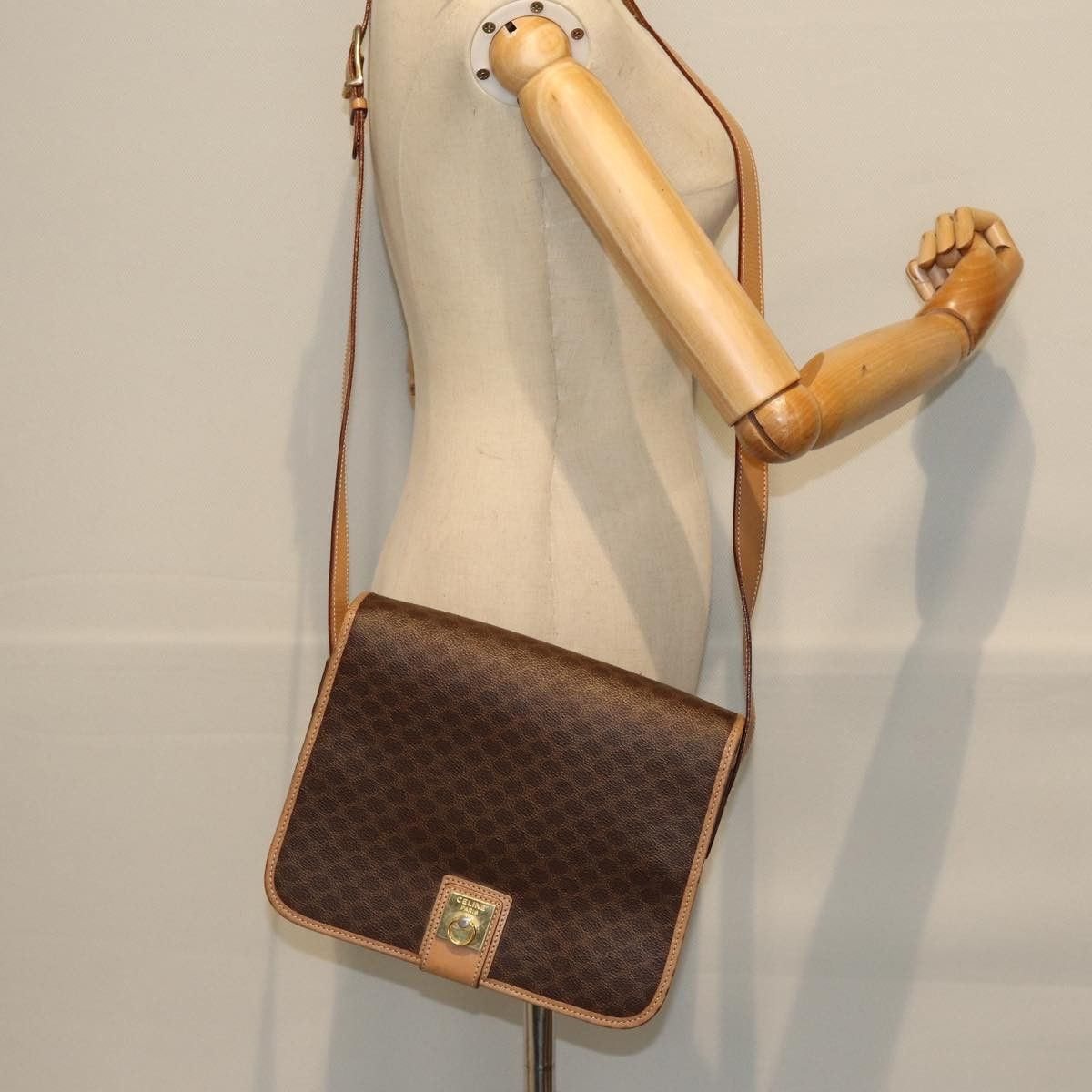 Celine Celine Macadam Shoulder Bag PVC Leather Size ONE SIZE - 13 Thumbnail