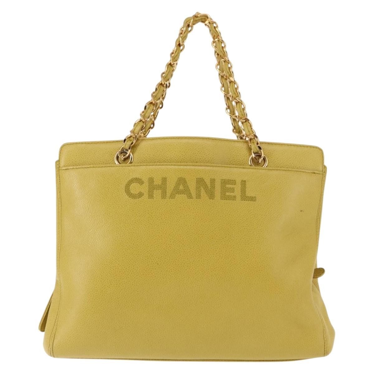 Chanel Chanel Vintage Logo Chain Tote Caviar Size ONE SIZE - 15 Thumbnail