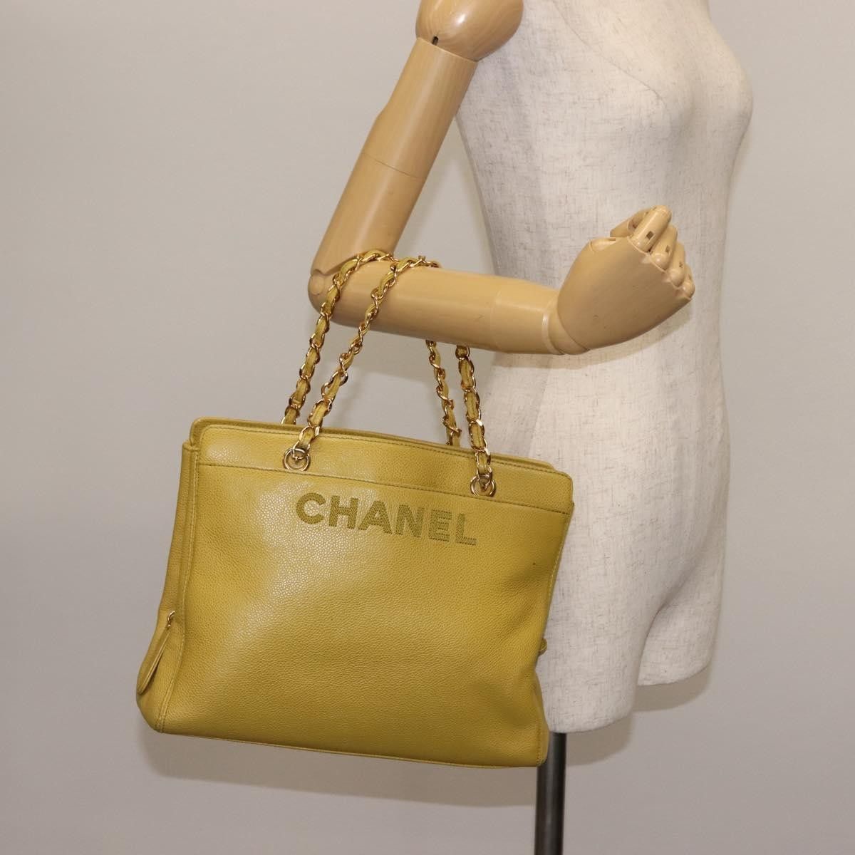 Chanel Chanel Vintage Logo Chain Tote Caviar Size ONE SIZE - 14 Thumbnail