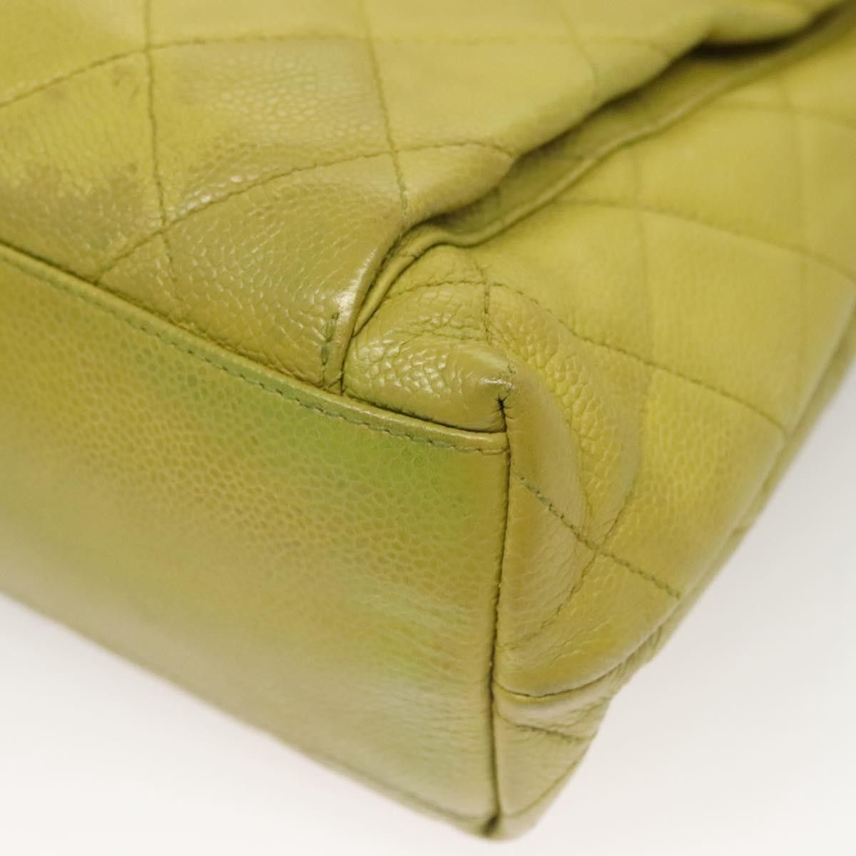 Chanel Chanel Vintage Front Pocket Shoulder Bag Quilted Caviar Size ONE SIZE - 9 Thumbnail