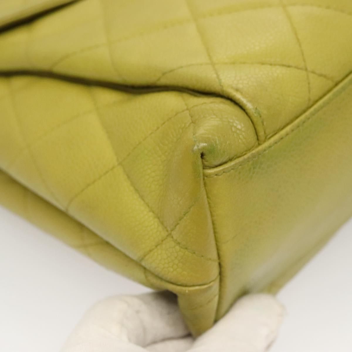 Chanel Chanel Vintage Front Pocket Shoulder Bag Quilted Caviar Size ONE SIZE - 12 Thumbnail