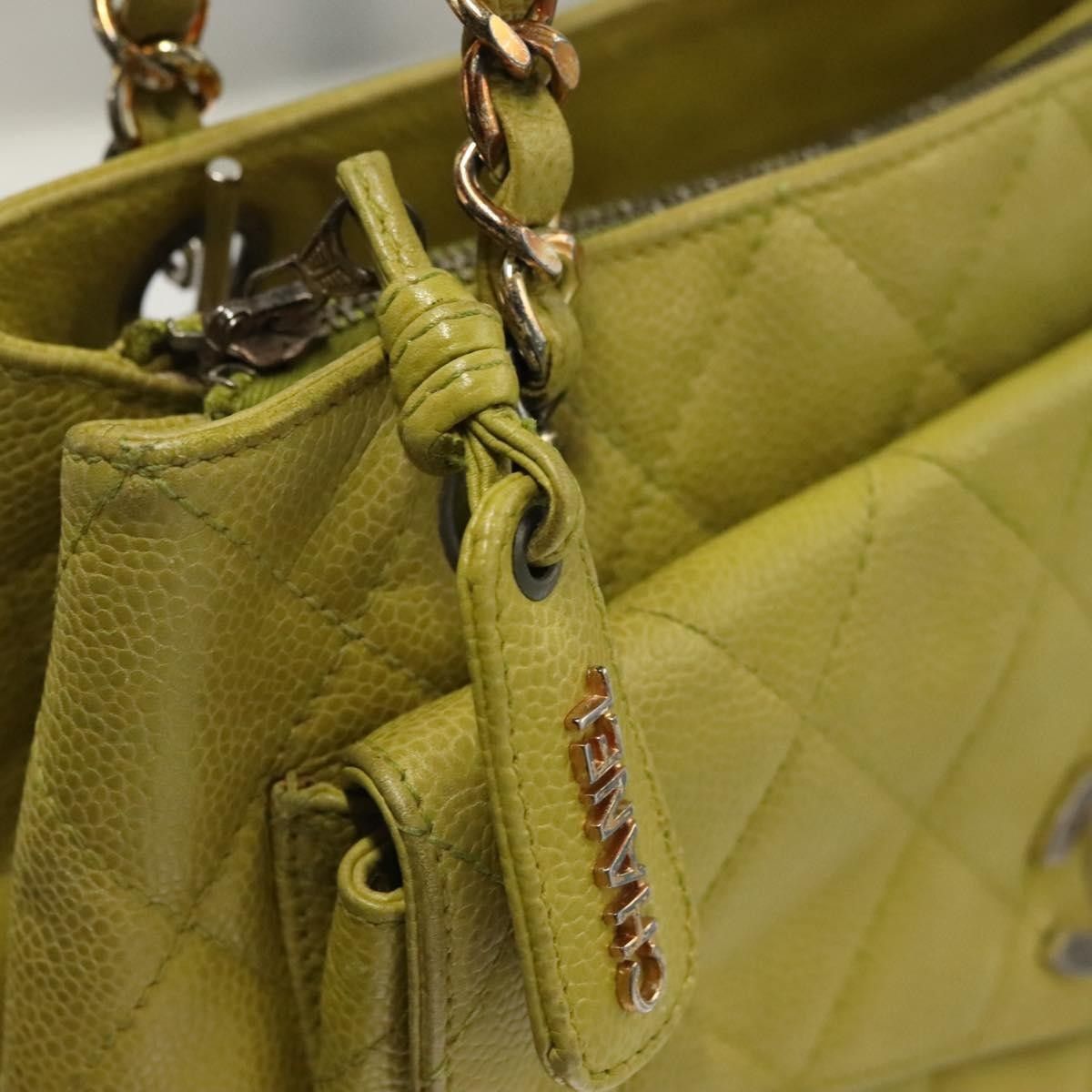 Chanel Chanel Vintage Front Pocket Shoulder Bag Quilted Caviar Size ONE SIZE - 13 Thumbnail