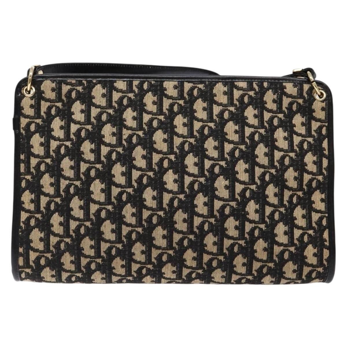 Dior Christian Dior Vintage Trotter Shoulder Bag Canvas Size ONE SIZE - 2 Thumbnail