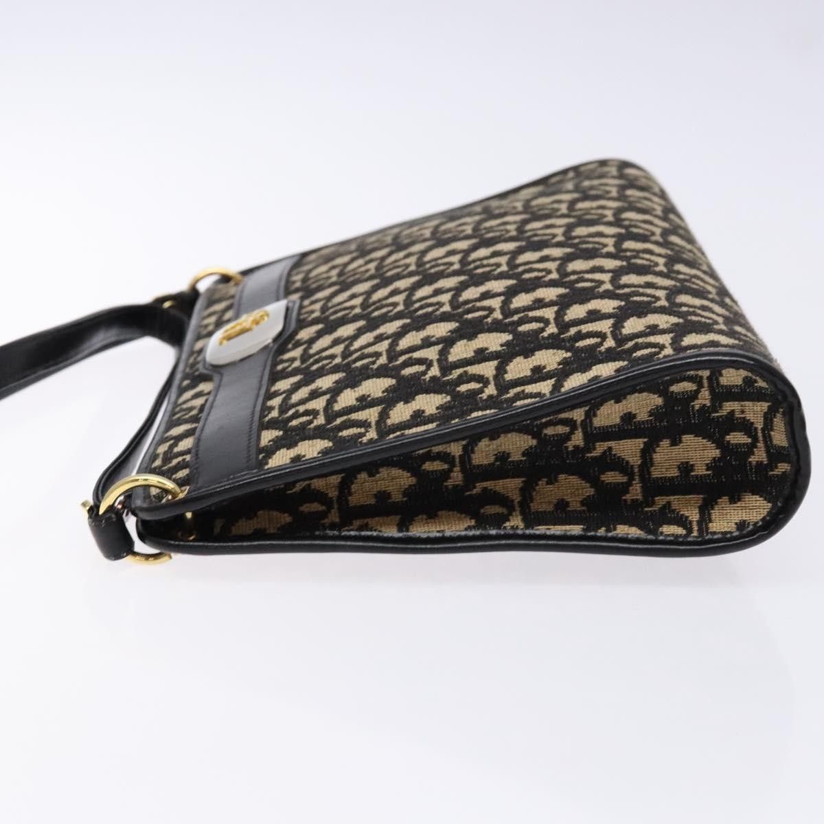 Dior Christian Dior Vintage Trotter Shoulder Bag Canvas Size ONE SIZE - 4 Thumbnail