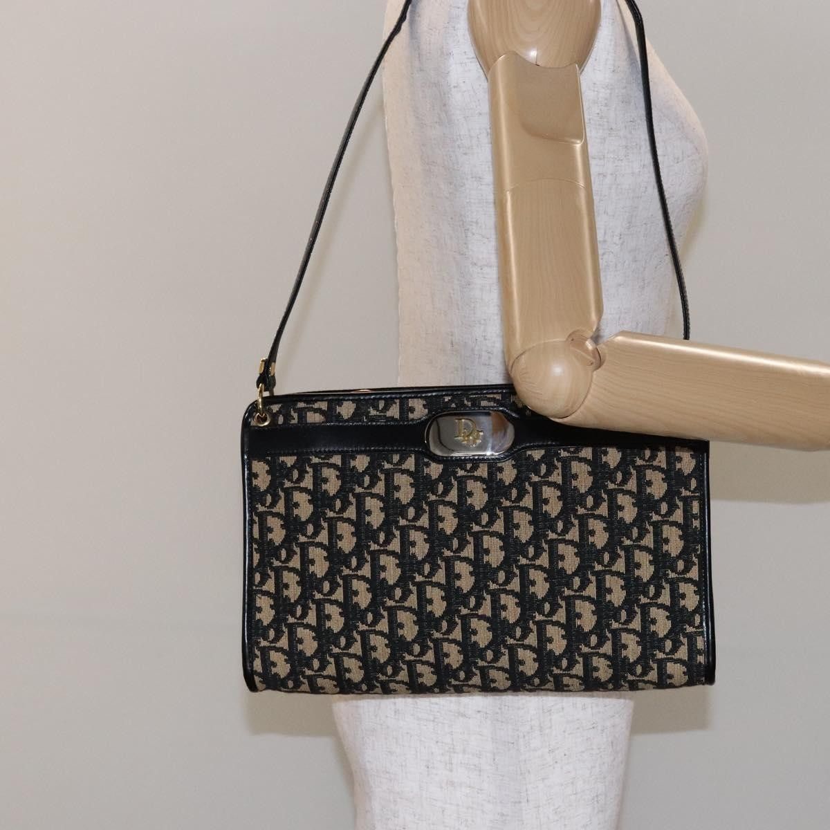 Dior Christian Dior Vintage Trotter Shoulder Bag Canvas Size ONE SIZE - 14 Thumbnail