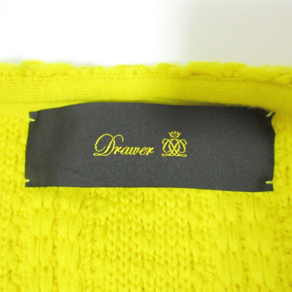 Other Other Drawer Fox Fur Knit Long Coat Natural Material Outerwear 6525-106-0604 DUTY FREE for USA Size ONE SIZE - 3 Thumbnail