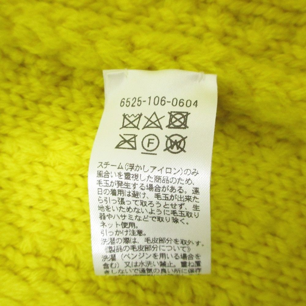 Other Other Drawer Fox Fur Knit Long Coat Natural Material Outerwear 6525-106-0604 DUTY FREE for USA Size ONE SIZE - 7 Thumbnail