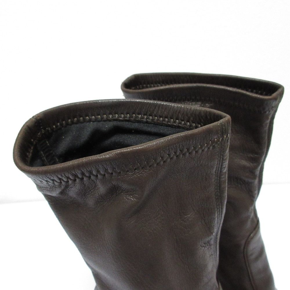 Other Other NEBULONI E. Soft Leather Boots Leather Shoes DUTY FREE for USA Size ONE SIZE - 8 Thumbnail
