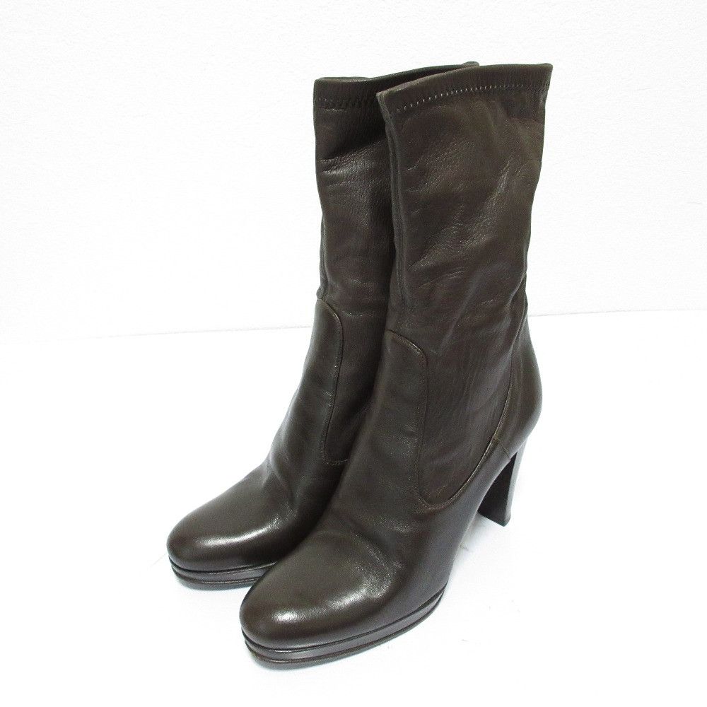 Other Other NEBULONI E. Soft Leather Boots Leather Shoes DUTY FREE for USA Size ONE SIZE - 2 Thumbnail