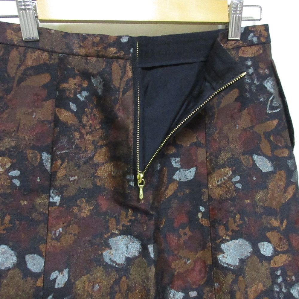 Other Other Drawer Flower Jacquard Silk Blend Maxi Skirt Others Skirts DUTY FREE for USA Size ONE SIZE - 3 Thumbnail