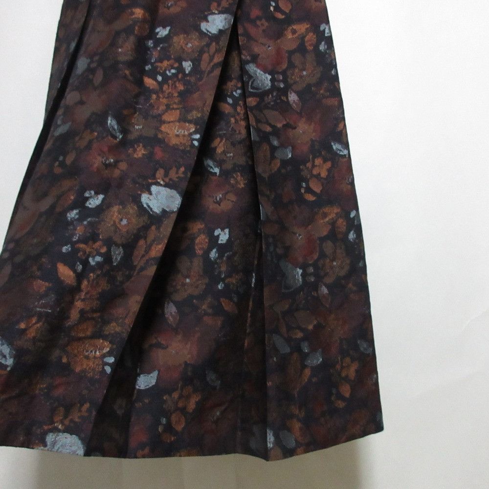 Other Other Drawer Flower Jacquard Silk Blend Maxi Skirt Others Skirts DUTY FREE for USA Size ONE SIZE - 4 Thumbnail