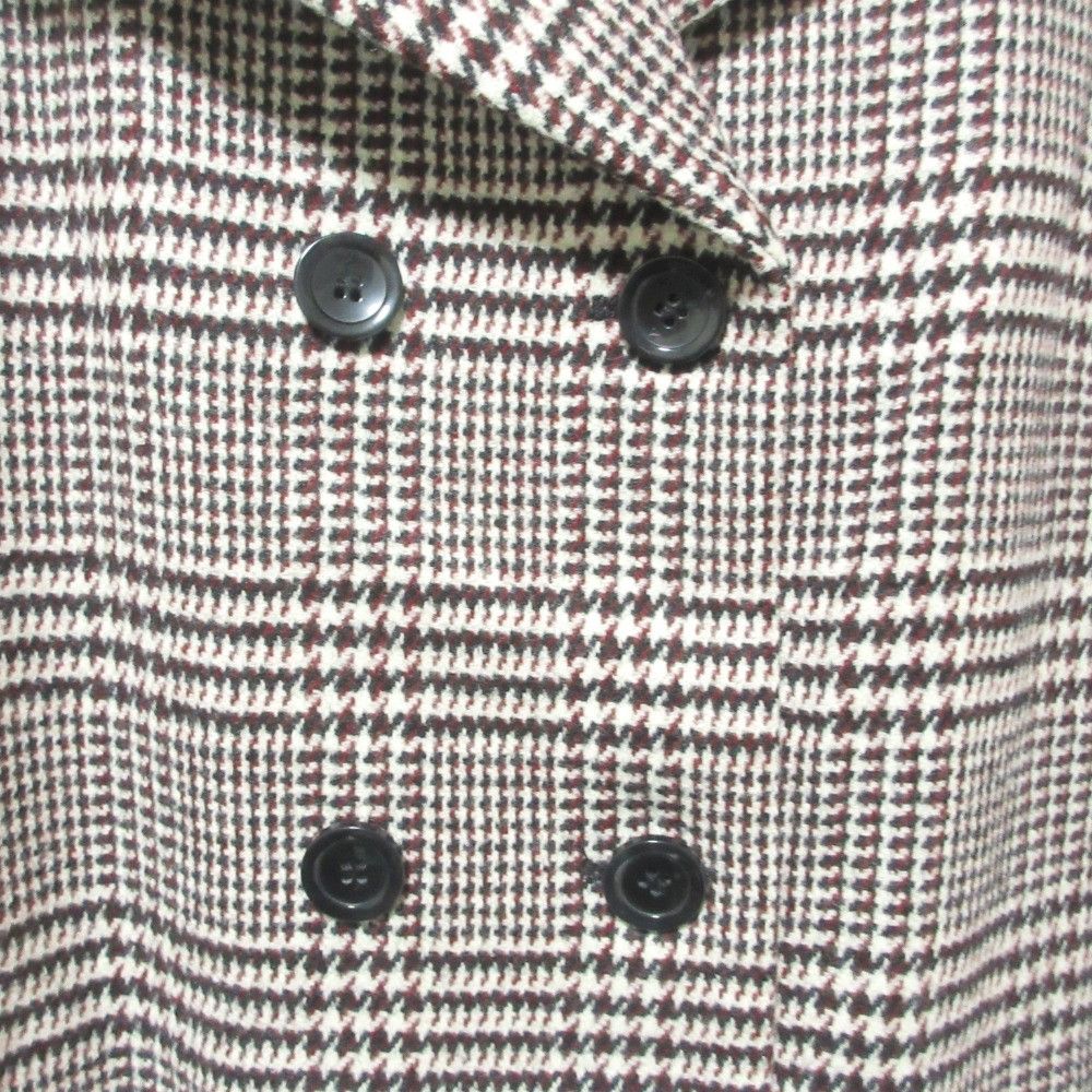 Dolce & Gabbana Dolce & Gabbana Dolce&Gabbana Houndstooth Wool Coat Cotton Outerwear DUTY FREE for USA Size ONE SIZE - 4 Thumbnail