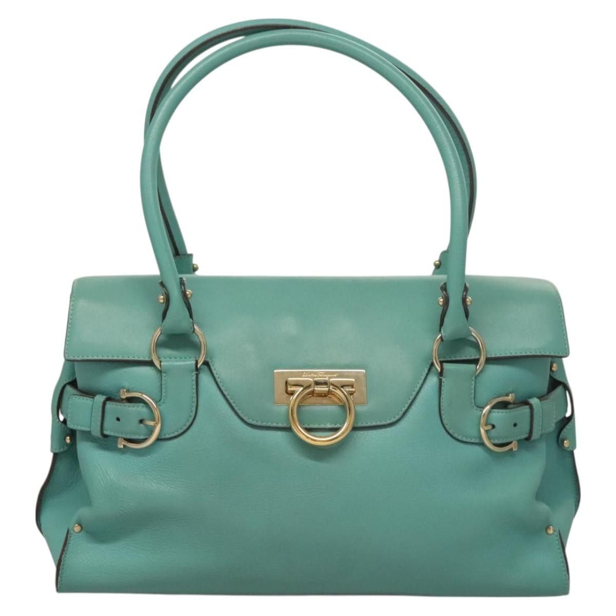 Salvatore Ferragamo Salvatore Ferragamo Virna Satchel Leather Size ONE SIZE - 19 Thumbnail