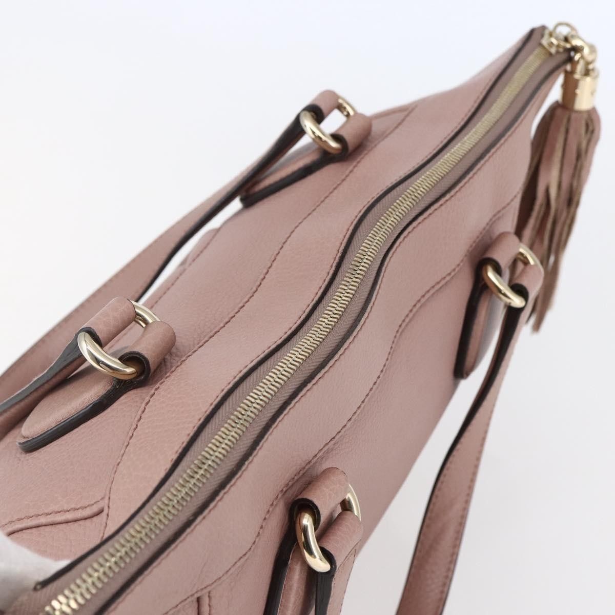 Gucci Gucci Soho Zip Tote Leather Size ONE SIZE - 19 Thumbnail