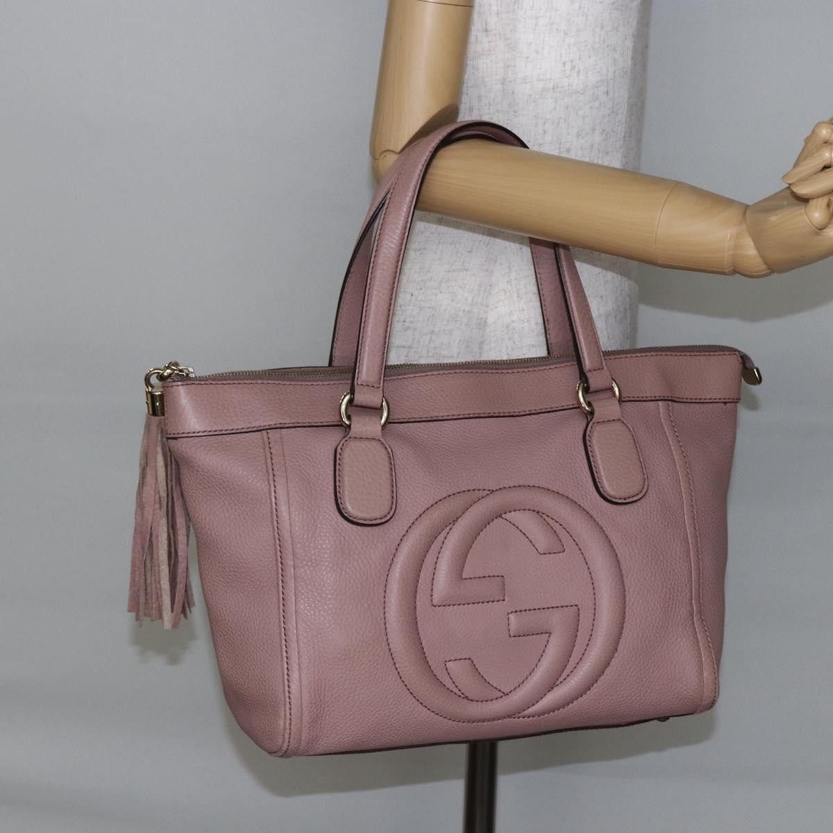 Gucci Gucci Soho Zip Tote Leather Size ONE SIZE - 14 Thumbnail