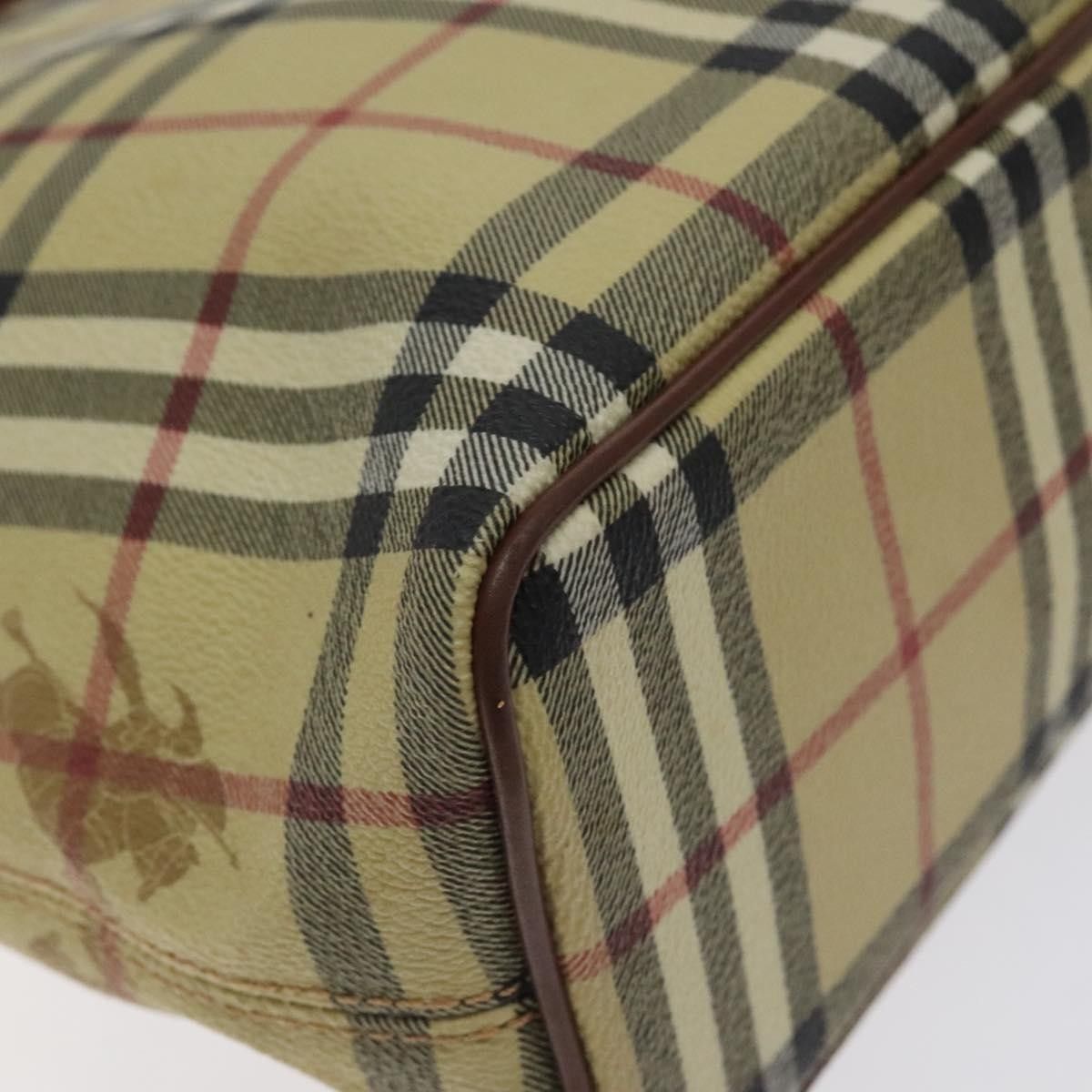 Burberry Burberry Top Handle Tote Haymarket Coated Canvas Size ONE SIZE - 9 Thumbnail