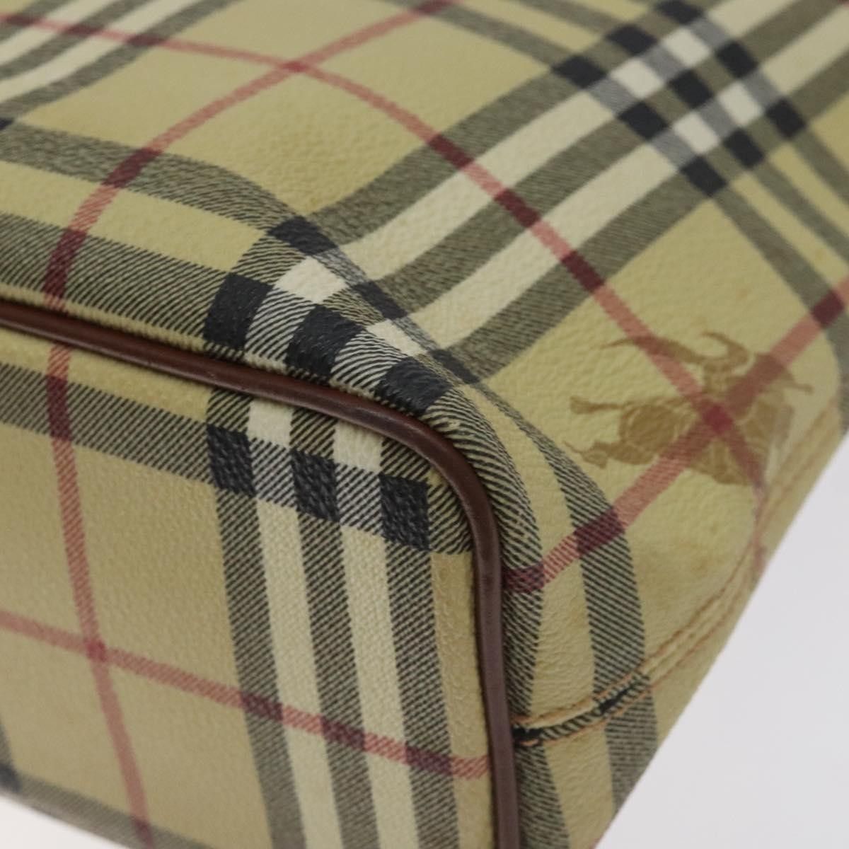 Burberry Burberry Top Handle Tote Haymarket Coated Canvas Size ONE SIZE - 10 Thumbnail