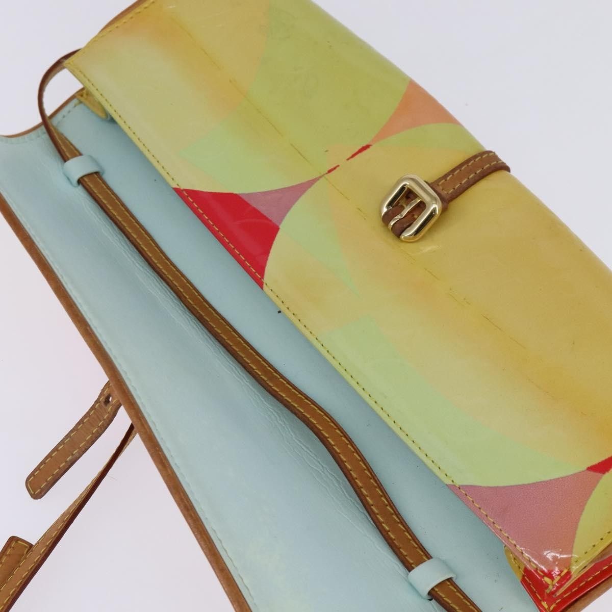 Louis Vuitton Louis Vuitton Fleurs Pochette Printed Monogram Vernis Size ONE SIZE - 21 Thumbnail
