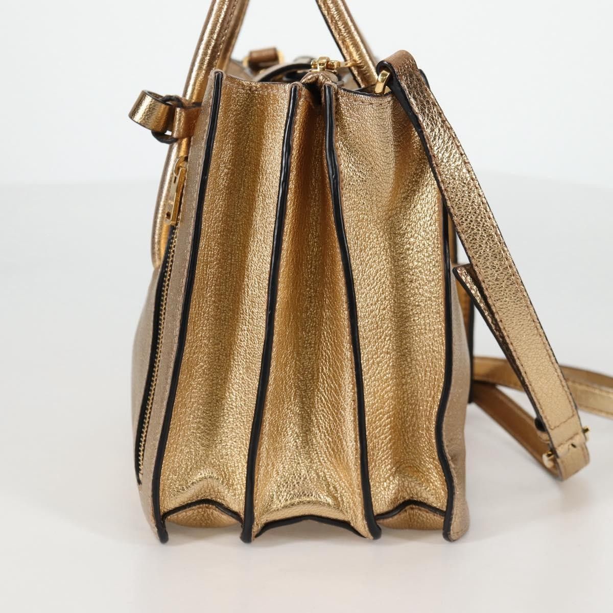 Miu Miu Miu Miu Madras Convertible Compartment Tote Leather Size ONE SIZE - 4 Thumbnail