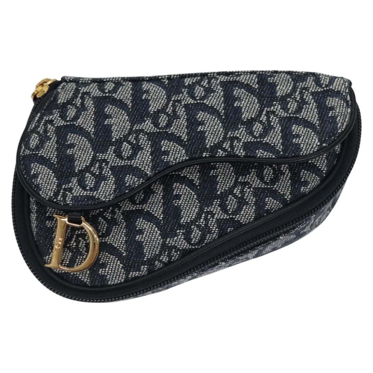 Dior Christian Dior Vintage Saddle Coin Purse Diorissimo Canvas Size ONE SIZE - 17 Thumbnail