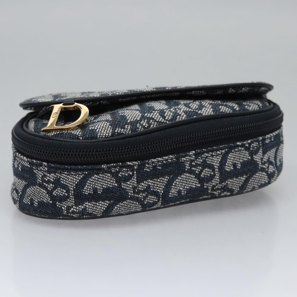 Dior Christian Dior Vintage Saddle Coin Purse Diorissimo Canvas Size ONE SIZE - 15 Thumbnail