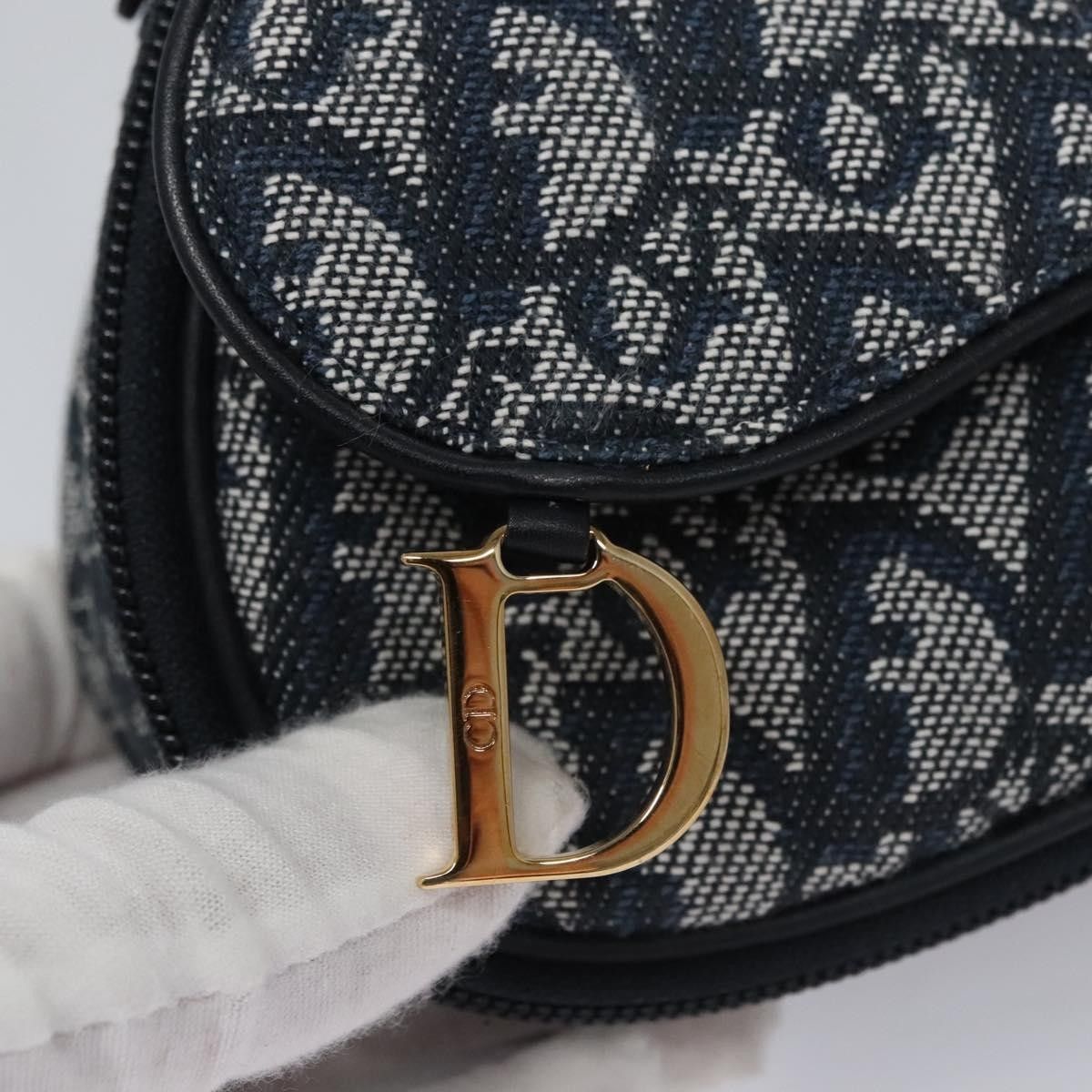 Dior Christian Dior Vintage Saddle Coin Purse Diorissimo Canvas Size ONE SIZE - 12 Thumbnail