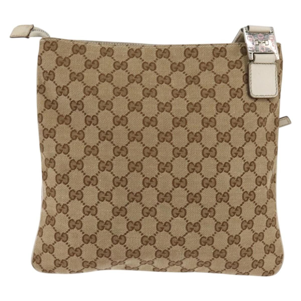 Gucci Gucci Flat Messenger Bag GG Canvas Size ONE SIZE - 2 Thumbnail