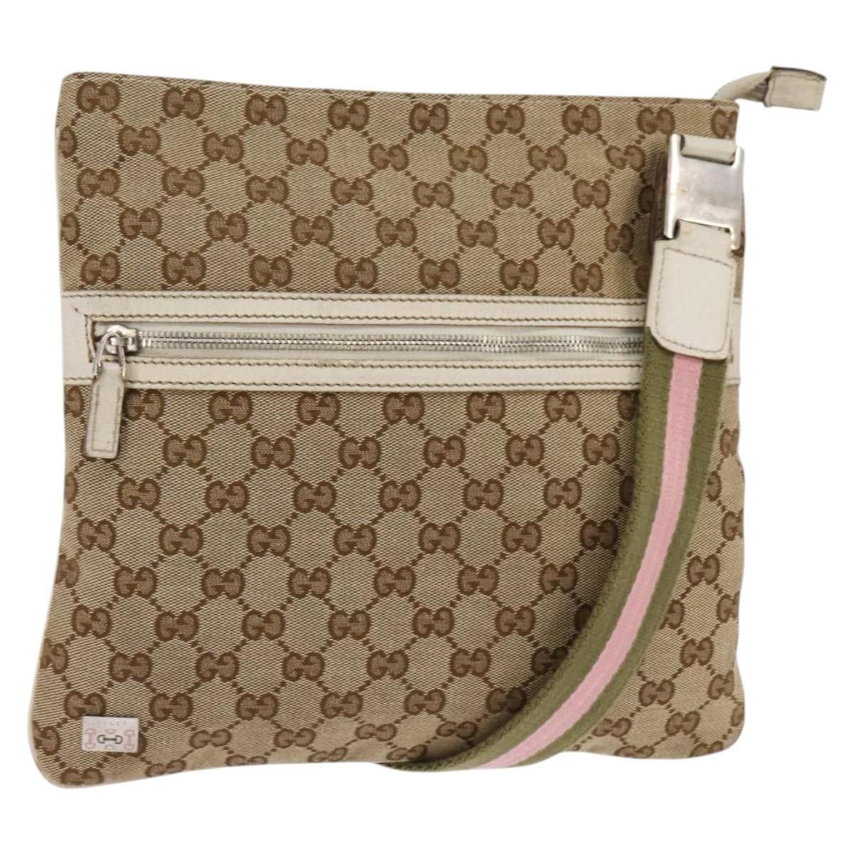 Gucci Gucci Flat Messenger Bag GG Canvas Size ONE SIZE - 18 Thumbnail